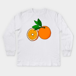 Oranges Kids Long Sleeve T-Shirt